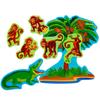 Little Folk Visuals Five Monkeys Sitting in a Tree Precut Felt Pieces, 7 Pieces Set view 1