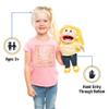 14" Katie, Peach Girl, Hand Puppet view 2
