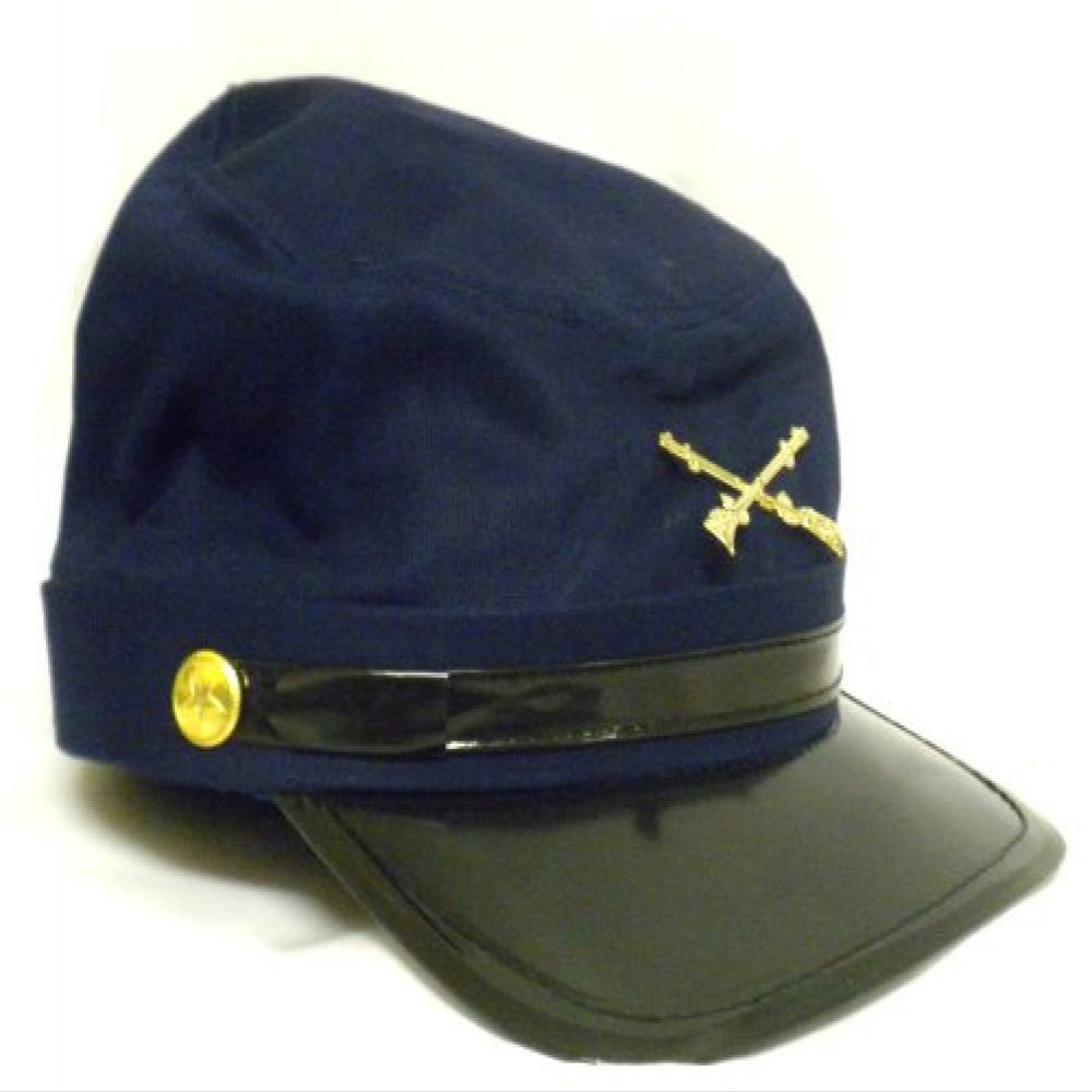 Americana Civil War Union Navy Blue Cotton Adjustable Dress-Up Cap