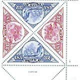 1997 STAGECOACH/SHIP PACIFIC 97 #3131a Plate Block of 4 x 32 cents US Postage Stamps