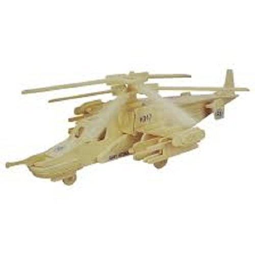 3D KA-50 Black Shark Woodcraft Construction Kit