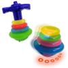 Geospace Super Sonic Wind-Up Spinning Tops with Light and Sound (2-Pack) view 2