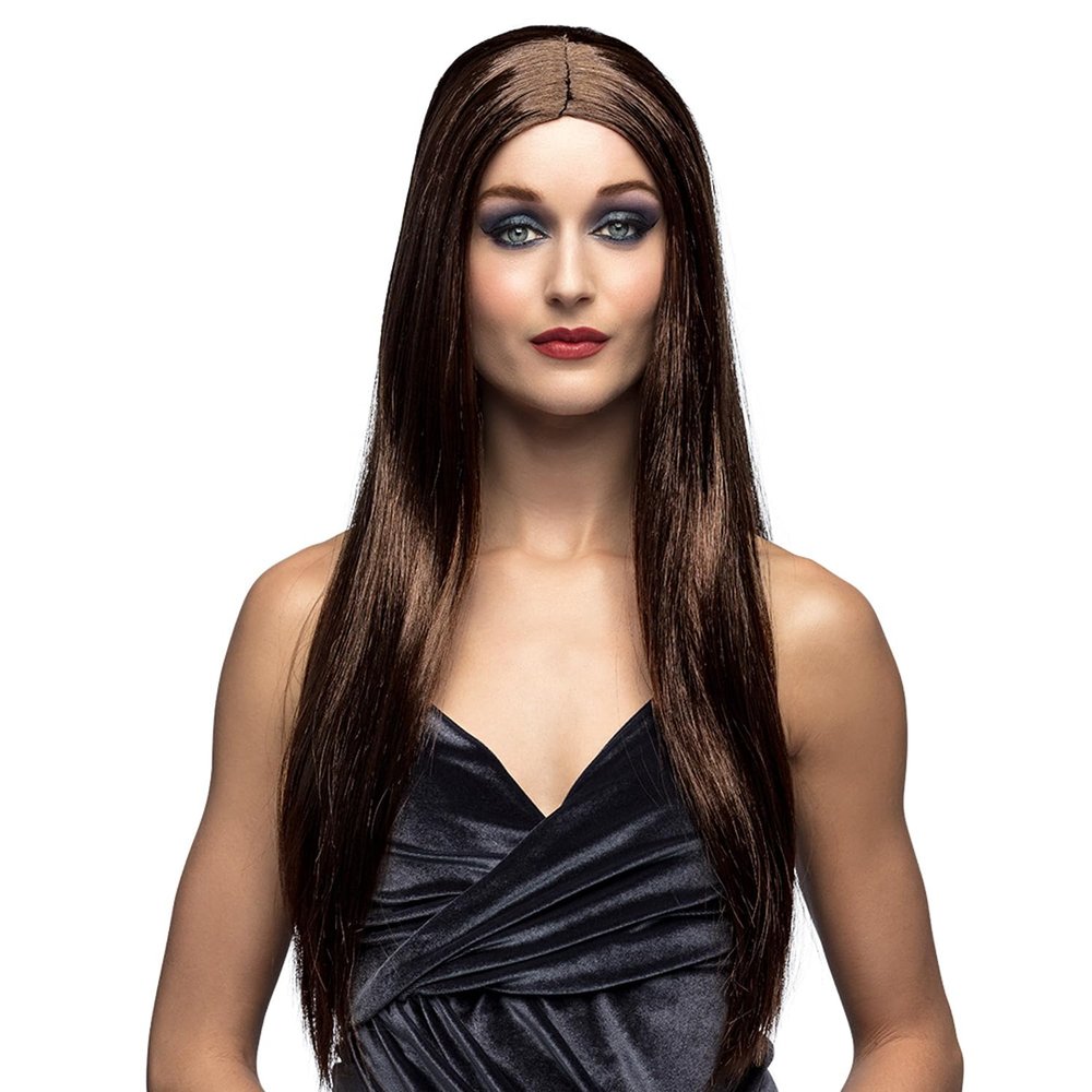 Boland 10102004 Bewitched Witch Long Wig, Brown, One Size