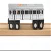 MUNI PALS New York City Subway Wooden Railway (B Division) F Train/6 Avenue LocalChild Safe and Tested Wood Toy Train view 2