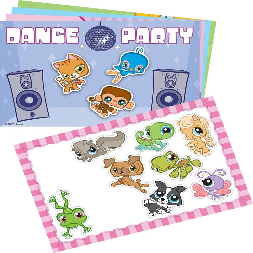 Designware Littlest Pet Shop Magnet Scenes, 4-Count (Pack of 6)