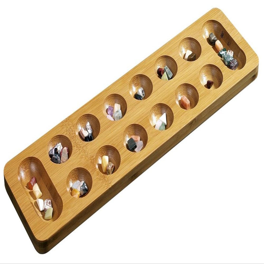 Philos Large 47cm Bamboo Kalaha/Mancala Game