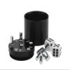 BestSaller 3003 Aluminum Super Six Travel Game, Black,  5 cm view 1