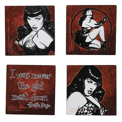 Bettie Page Magnet 4-Pack
