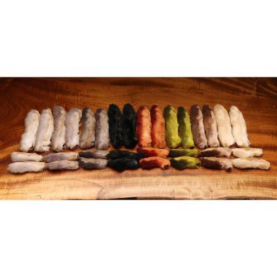 Hareline Fly Tying Snowshoe Rabbits Feet - Medium Dun