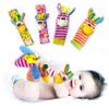 BABY K Foot Finder Socks & Wrist Rattles (Set I) - Newborn Toys for Baby Boy or Girl - Brain Development Infant Toys - Hand and Foot Rattles Suitable for 0-3, 3-6, 6-12 Months Babies view 1