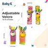BABY K Foot Finder Socks & Wrist Rattles (Set I) - Newborn Toys for Baby Boy or Girl - Brain Development Infant Toys - Hand and Foot Rattles Suitable for 0-3, 3-6, 6-12 Months Babies view 2