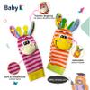BABY K Foot Finder Socks & Wrist Rattles (Set I) - Newborn Toys for Baby Boy or Girl - Brain Development Infant Toys - Hand and Foot Rattles Suitable for 0-3, 3-6, 6-12 Months Babies view 4