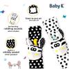 BABY K Foot Finder Socks & Wrist Rattles (Set J) - Newborn Toys for Baby Boy or Girl - Brain Development Infant Toys - Hand and Foot Rattles Suitable for 0-3, 3-6, 6-12 Months Babies view 3