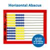 Learning Resources 2-Color Desktop Abacus, Red Frame, Color Coded, Math Concepts view 4