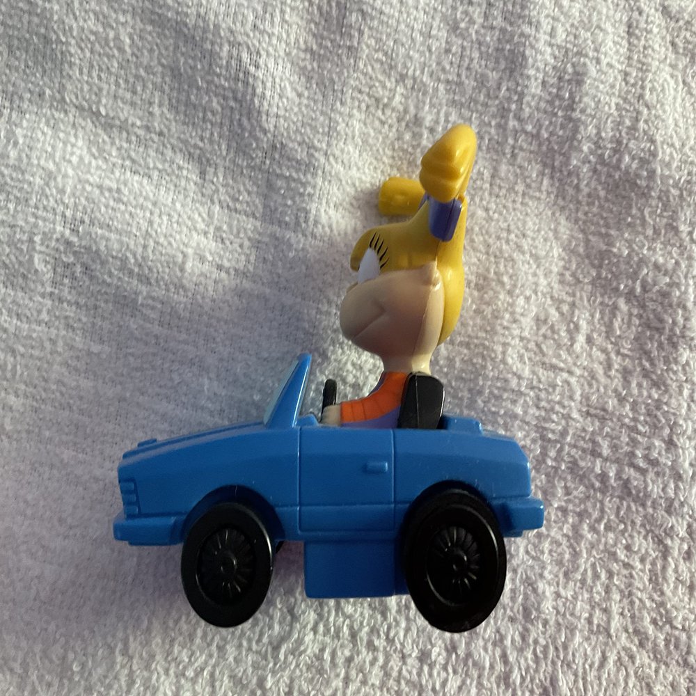 Burger King Wind-up Angelica Toy, 1998, Rugrats, Small to Medium, Plastic, Female, No Batteries Required
