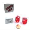 1 X Transparent Loaded Dice (2) view 1