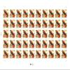 1999 AMERICAN KESTREL ~ SPARROW HAWK ~ RAPTOR #3031 Pane of 50 x 1 cent US Postage Stamps by USPS view 1