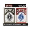 Bicycle Playing Cards 4 Pack, Standard Index Poker Size Decks in Red and Black for Poker, Blackjack, Rummy, Family Game Nights, and Classic Card Games, All Ages view 2
