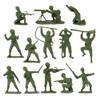 BMC WW2 D-Day Plastic Army Men - 34 American, British, German Soldier Figures view 2