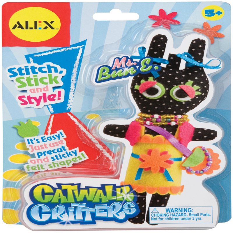 Alex Toys Catwalk Critters Kit, Miss Bun E