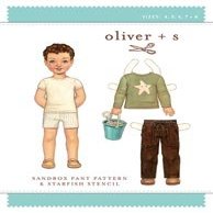 Oliver+S Patterns Sandbox Paint + Starfish Stencil OS00-5SP1