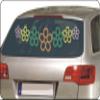 carstyling XXL Window- and car-Tattoo Flowerpower Coloured 110 x 530 mm view 2