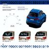 carstyling XXL Window- and car-Tattoo Flowerpower Coloured 110 x 530 mm view 4