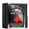 Bicycle Prestige Waterproof Plastic Playing Cards, Red & Blue (Colors May Vary) view 1