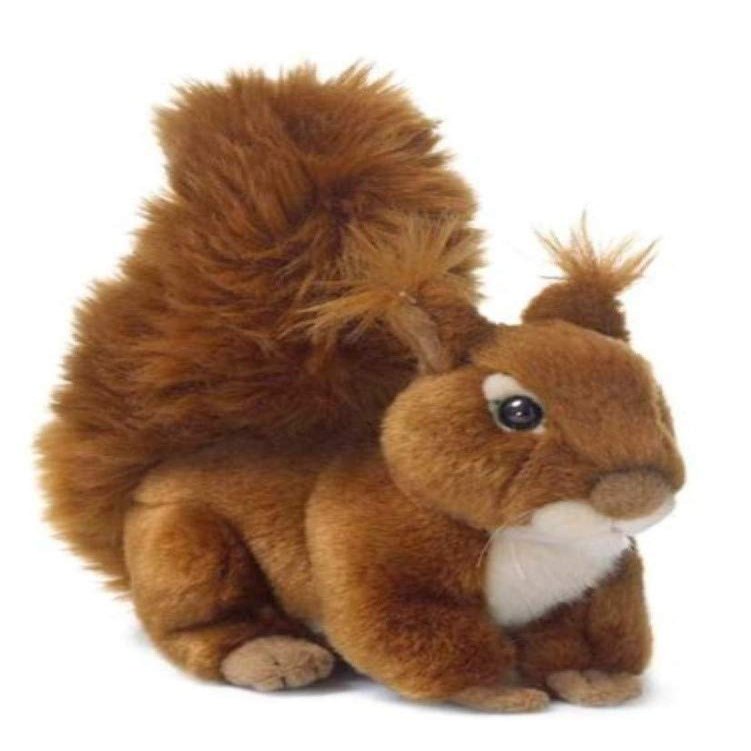 Mimex WWF14546 Plush Squirrel 15 cm 2 Assorted Designs
