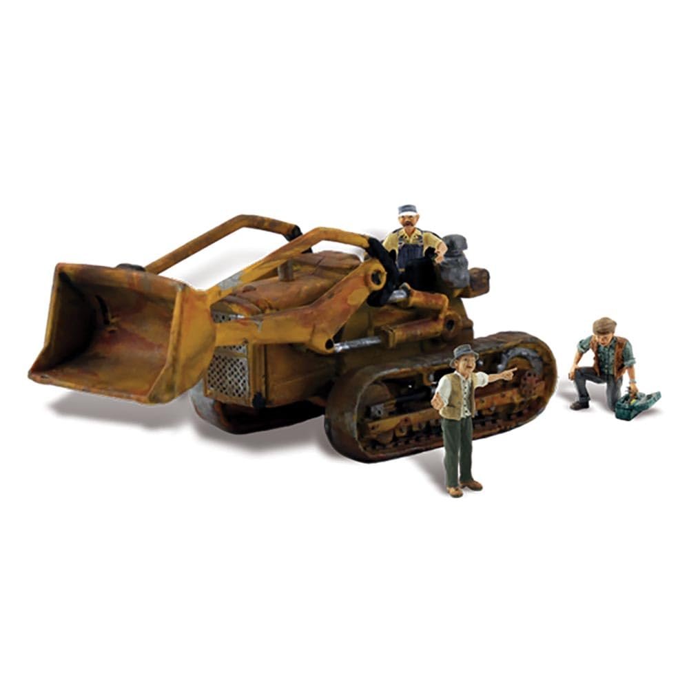 Autoscene Fritzs Front Loader w/Figures HO Scale Woodland Scenics