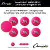 Champion Sports Rhino Skin Dodgeball (Set of 6, Neon Pink, 6") view 2