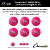 Champion Sports Rhino Skin Dodgeball (Set of 6, Neon Pink, 6") view 3