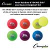 Champion Sports Rhino Skin Dodgeballs (Set of 6, Neon Rainbow, 6") (RXD6NRSET), 6-Inch view 3