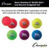 Champion Sports Rhino Skin Dodgeballs (Set of 6, Neon Rainbow, 6") (RXD6NRSET), 6-Inch view 4