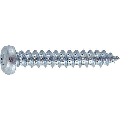TRUSCO Unichrome Pan Head Tapping Screw B07-0460