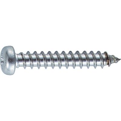 TRUSCO Unichrome Pan Head Tapping Screw B09-0540
