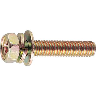 TRUSCO Upset Hexagon Socket Screw with Washer Cormic B68-0512