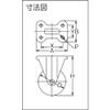 TRUSCO Heat Resistant Phenol Caster TYPBK-100 view 2