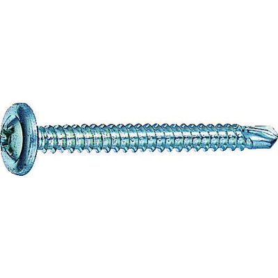 TRUSCO Drill Screw,Washer-incorporated type(for Metal Plate) MJ-13