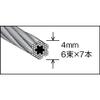 TRUSCO Galvanize Wire Rope CWM-4S10 view 2