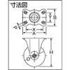 TRUSCO Noise-reducing Caster TXUK-125 view 2
