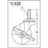 TRUSCO Screw type Caster TYLT-75RHS view 2