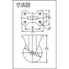 TRUSCO Preventing Static Electricity Urethane Caster TYUEK-150 view 2