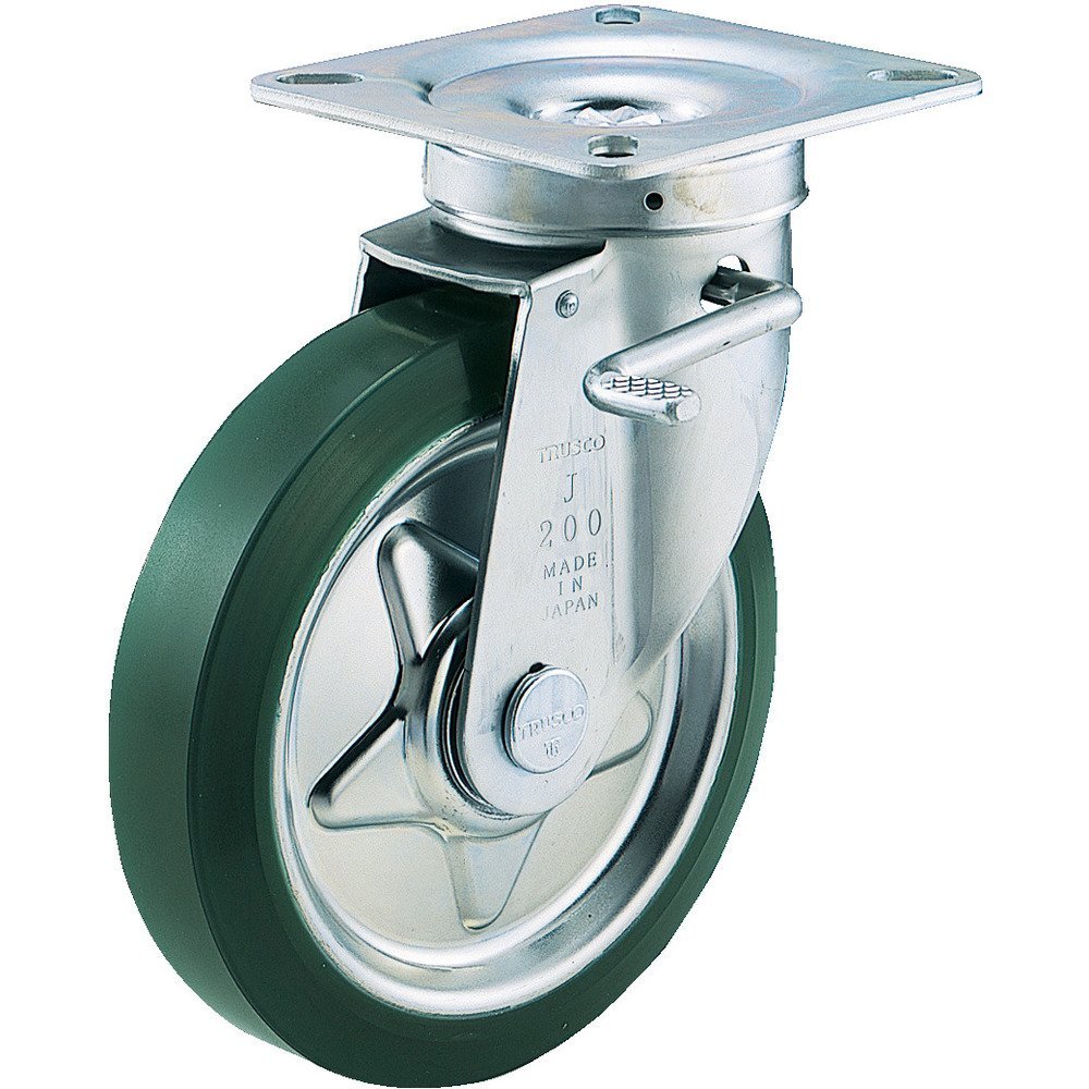 TRUSCO Press Caster Urethane Wheel TUJB-100