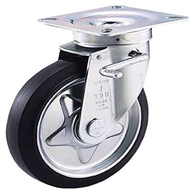 TRUSCO Press Caster(Rubber Wheel) TJB-200