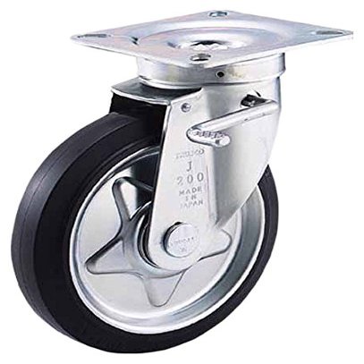 TRUSCO Press Caster(Rubber Wheel) TJB-200