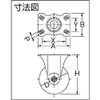 TRUSCO Noise-reducing Caster TXSUK-150 view 2