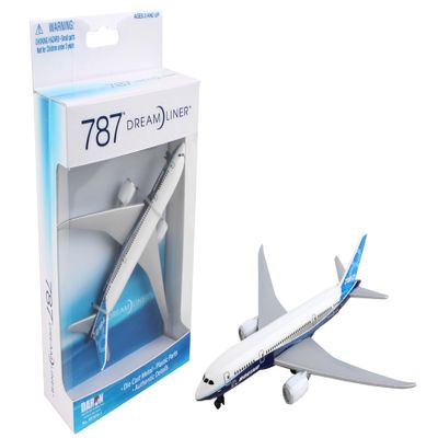 Daron Toy Airplane Boeing 787 Die-Cast Metal Model Airplane Toy with Plastic Parts for Kids Ages 3+