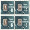 1972 STAMP COLLECTING #1474 Block of 4 x 8 cents US Postage Stamps view 1