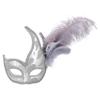 Boland 00220 Venice Couarezioso Eye Mask Silver view 2